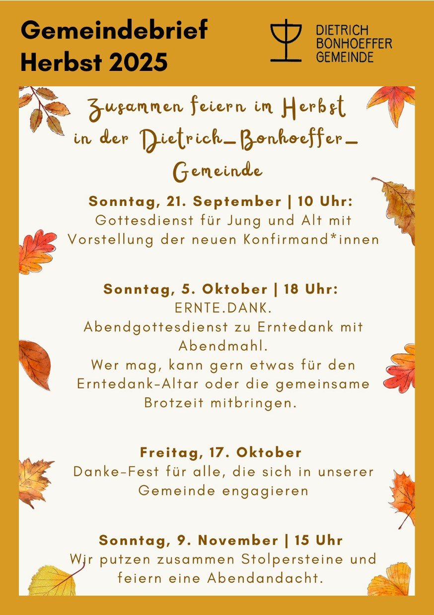 Titelbild Gemeindebrief